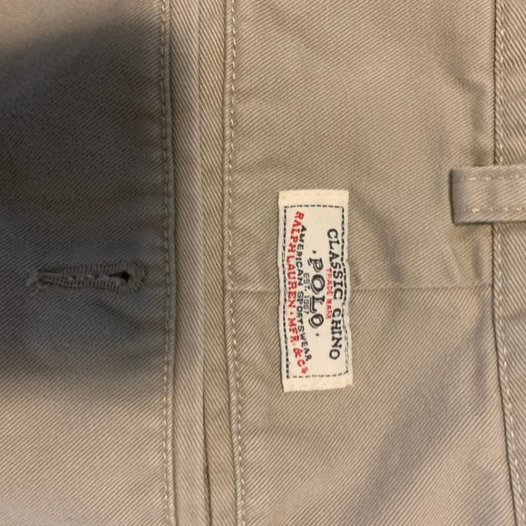 Men's Classic Chino Polo Shorts - Size 35 - Picture 3 of 3